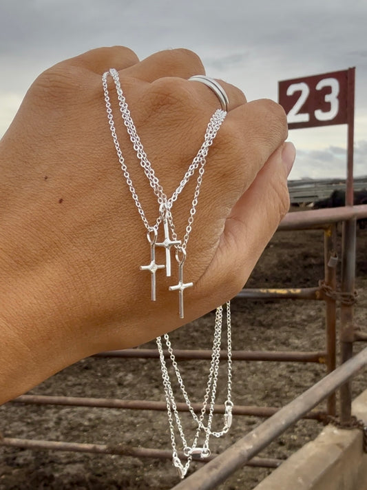 Small Cross Pendant/Necklace