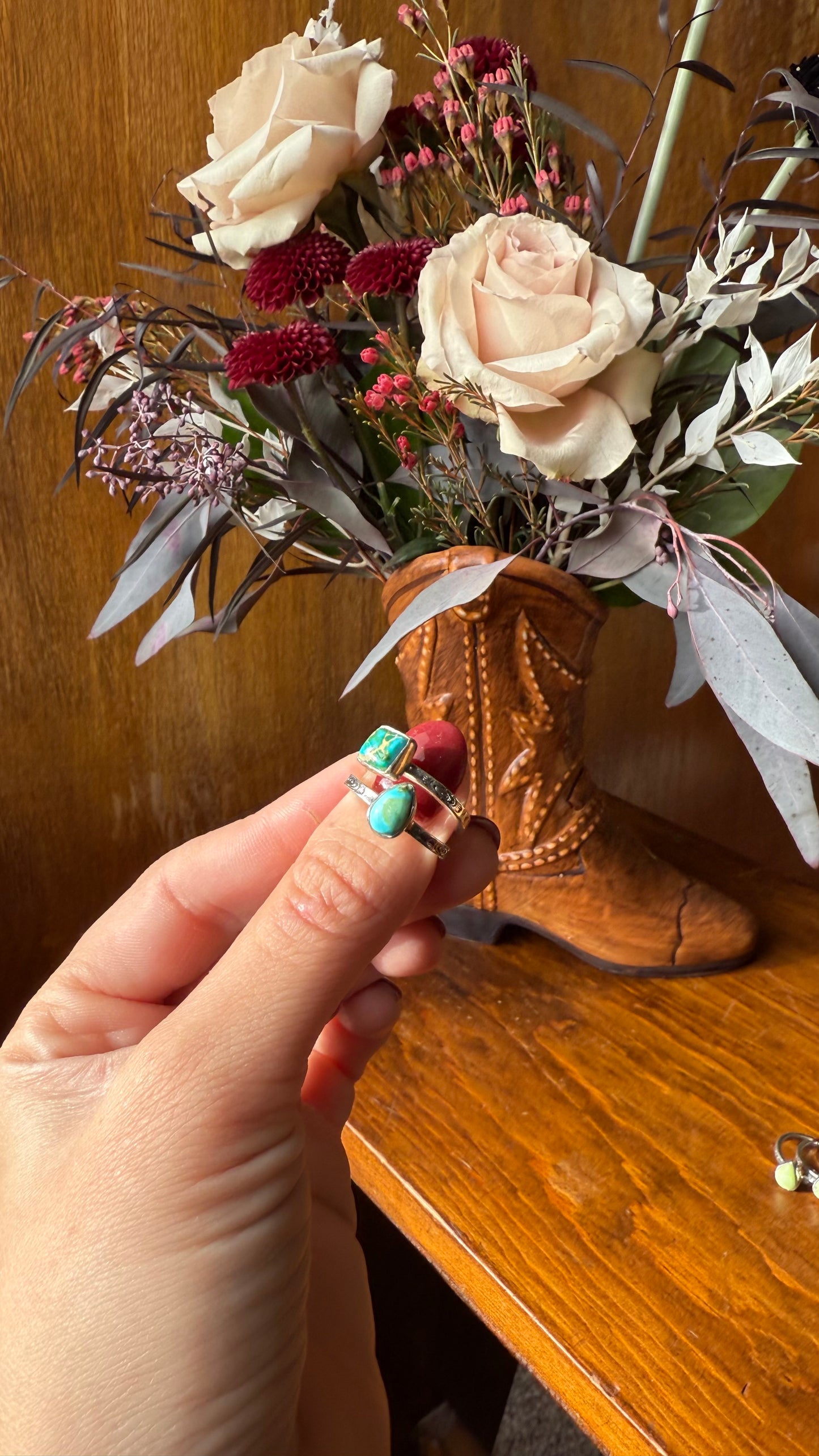 Lexington Stacker Ring in Sonoran Mountain Stone (2168)