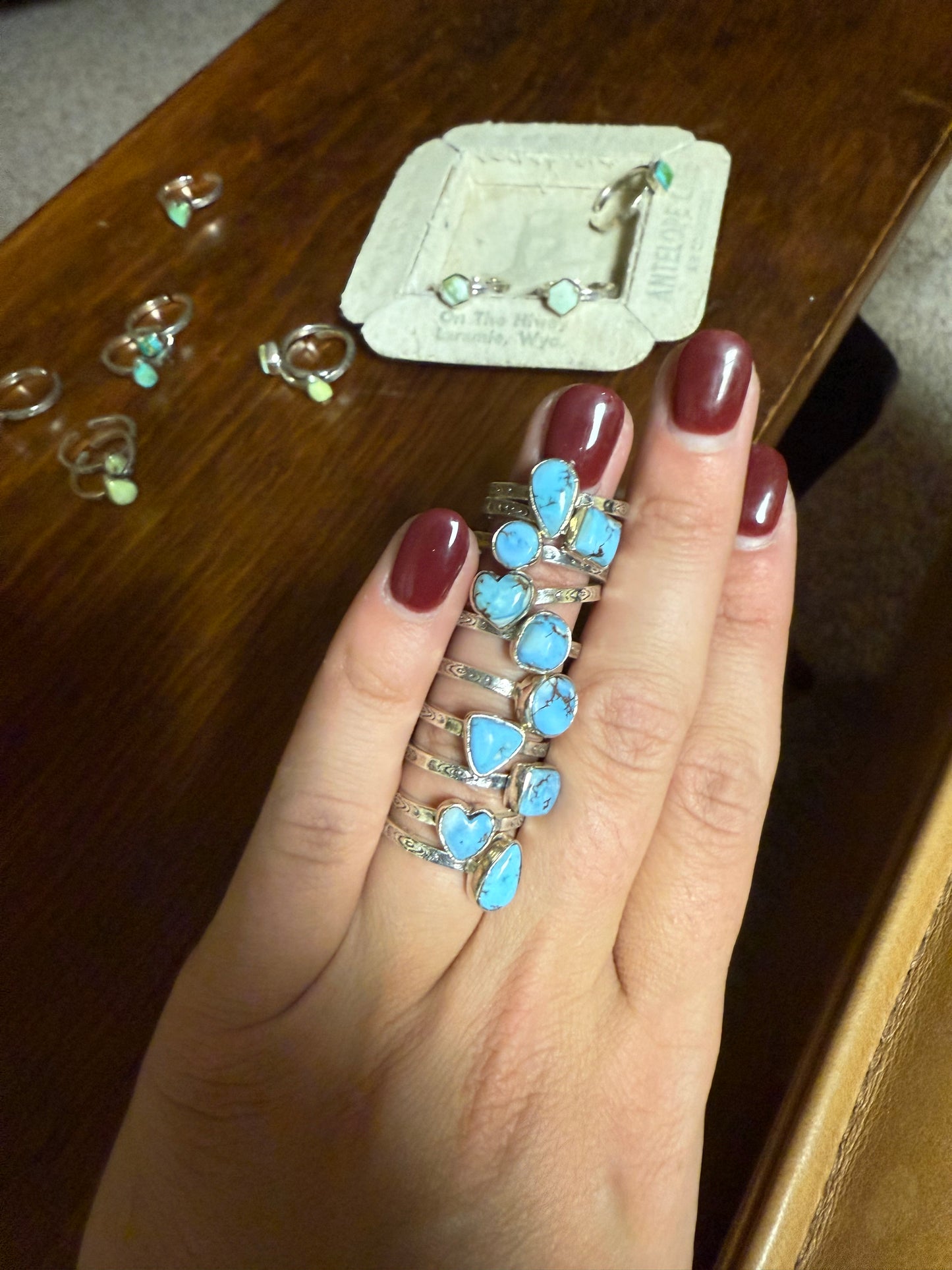 Lexington Stacker Ring in Golden Hills Stone (2170)