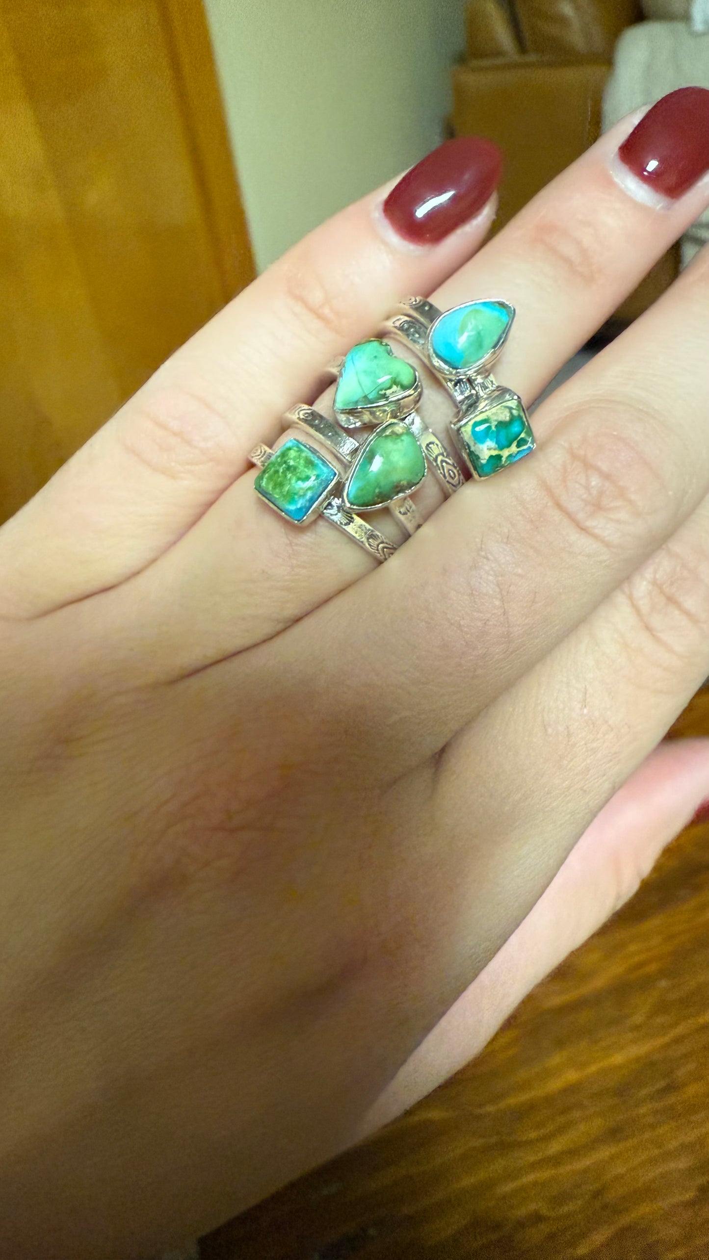 Lexington Stacker Ring in Sonoran Mountain Stone (2168)