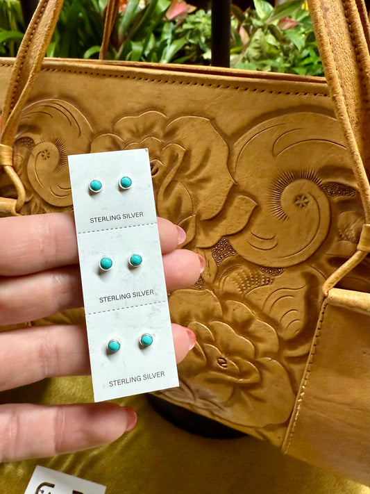 Turquoise Mini Studs