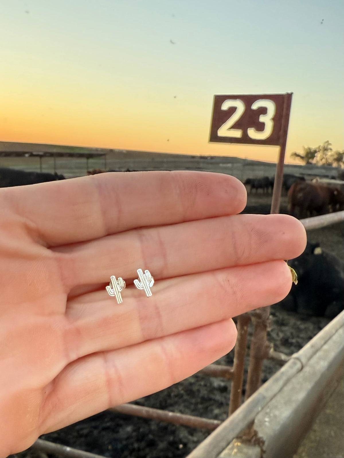 Cactus Little Bitty Studs