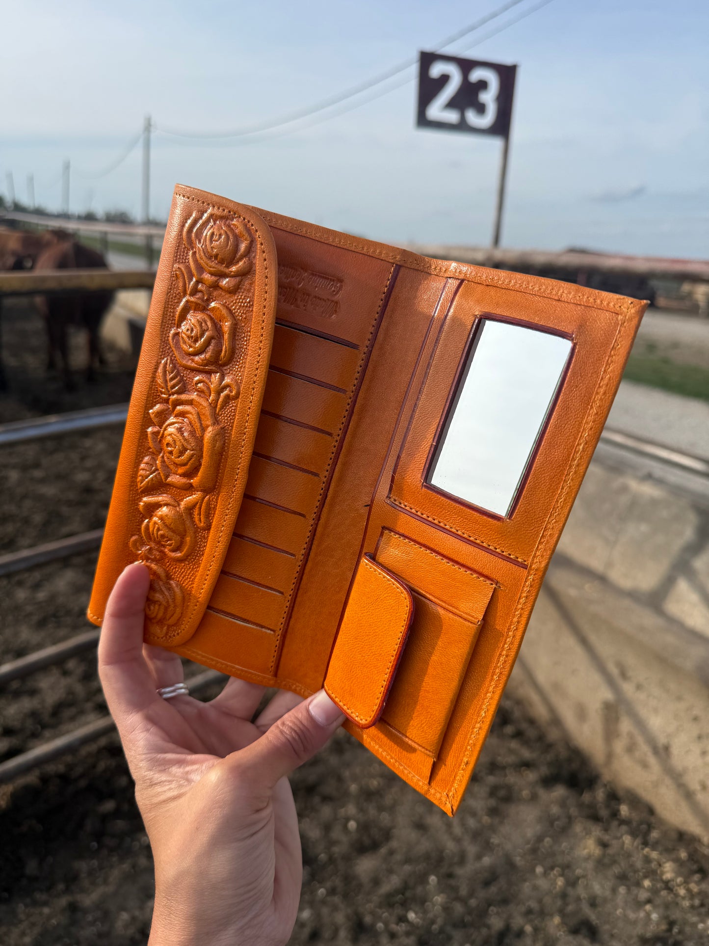 The Rose Wallet — tan