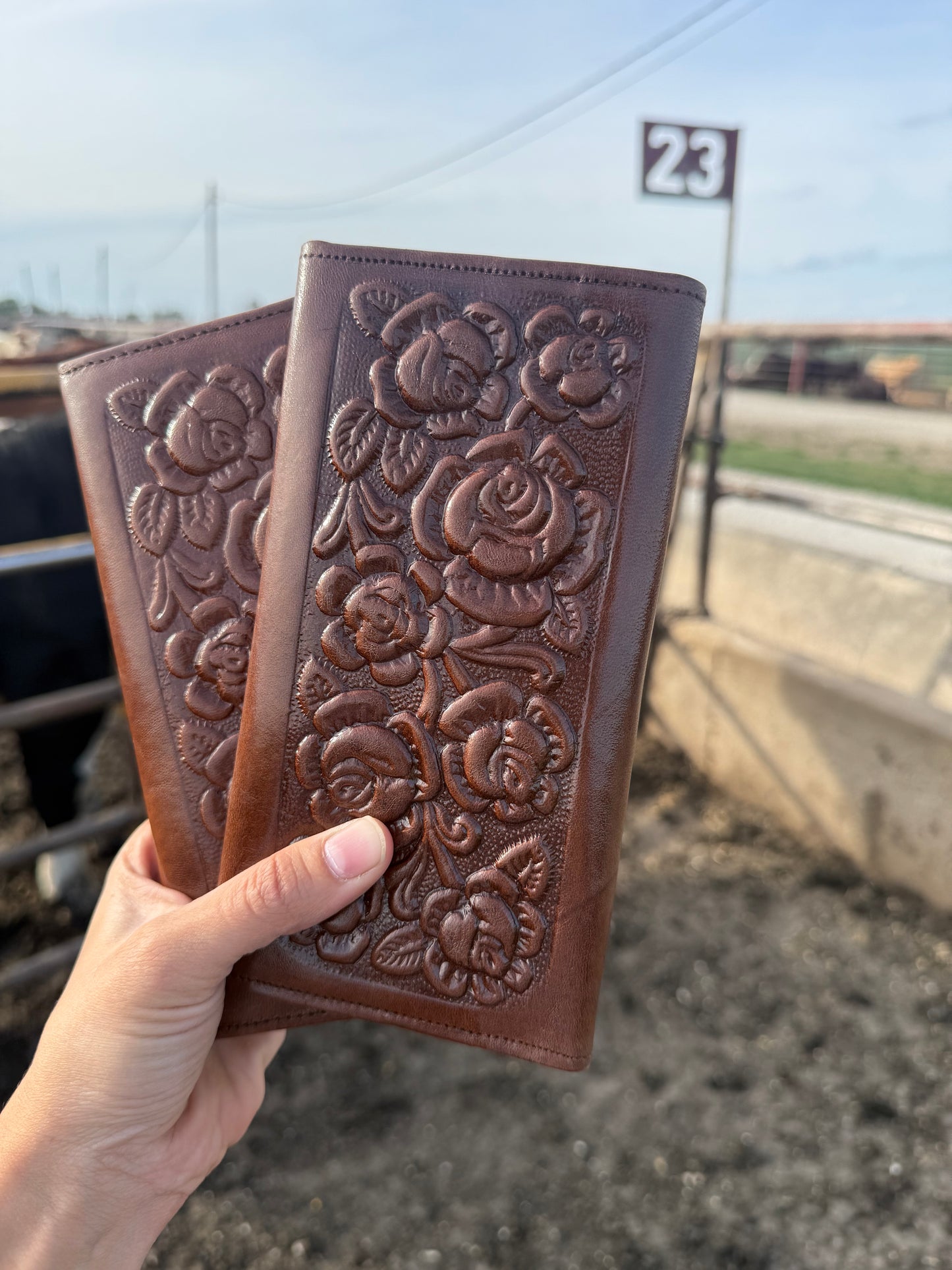 The Rose Wallet — brown