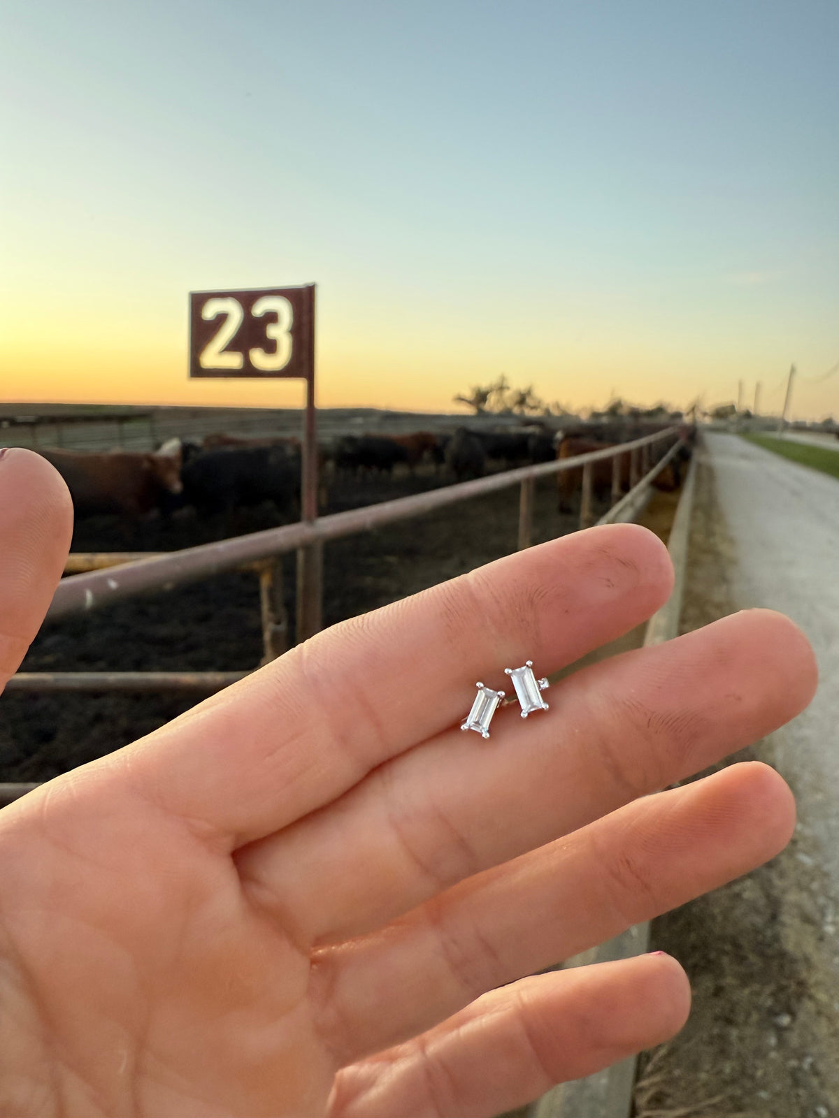 Cz Little Bitty Studs
