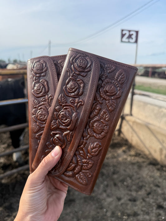 The Rose Wallet — brown