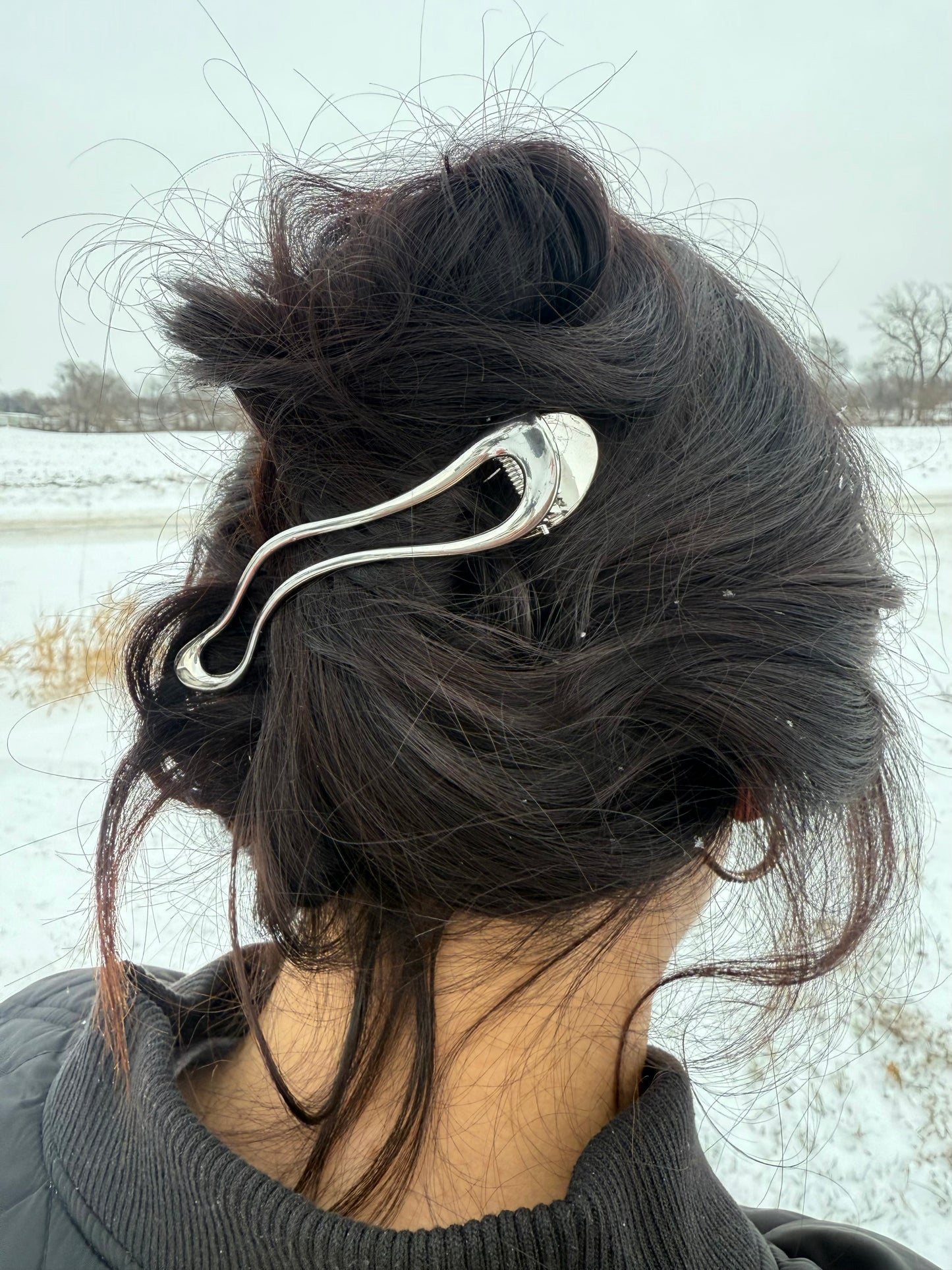 Long Metal Hair Claw Clip