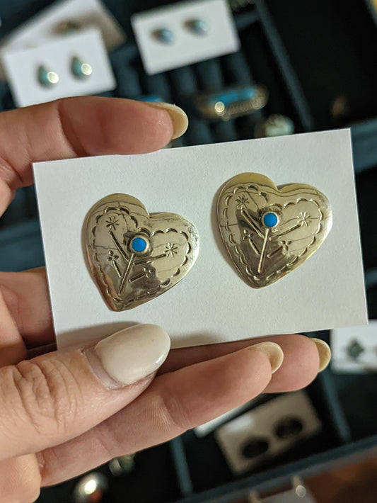 Heart Studs #3