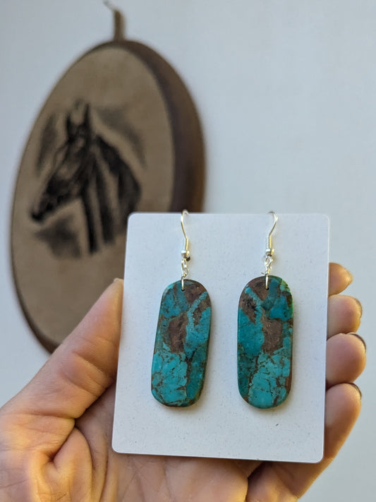 Brunette Slab Earrings